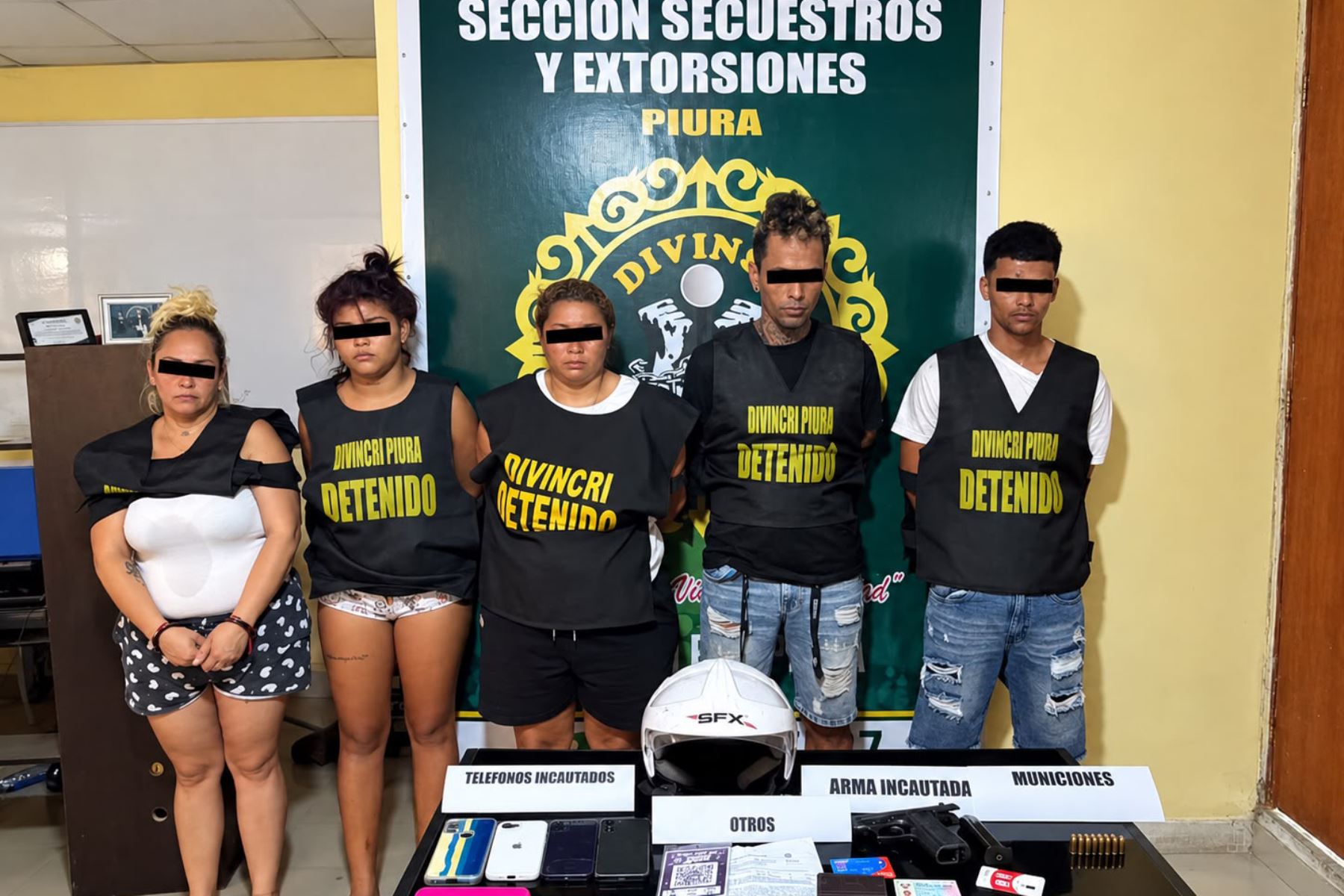 Mininter: Inteligencia y PNP capturan en Piura a 7 presuntos integrantes de Tren de Aragua
