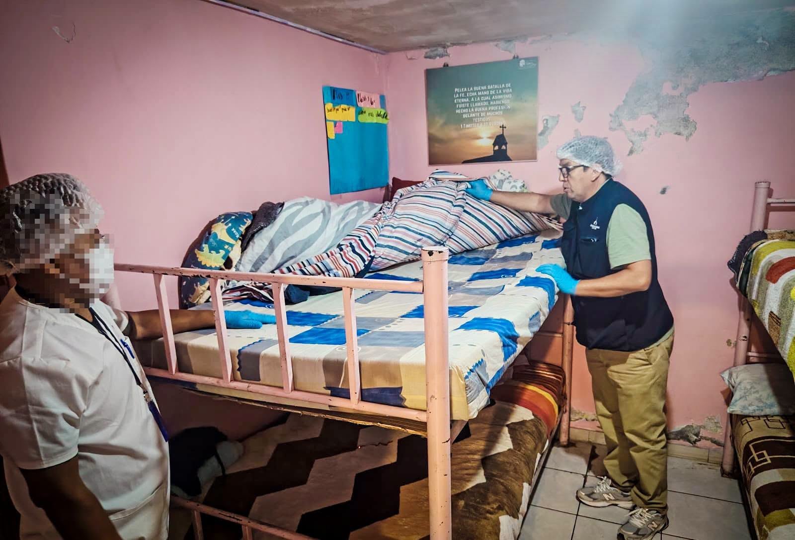 Encuentran colchones deteriorados en albergue de Cerro Colorado, Arequipa