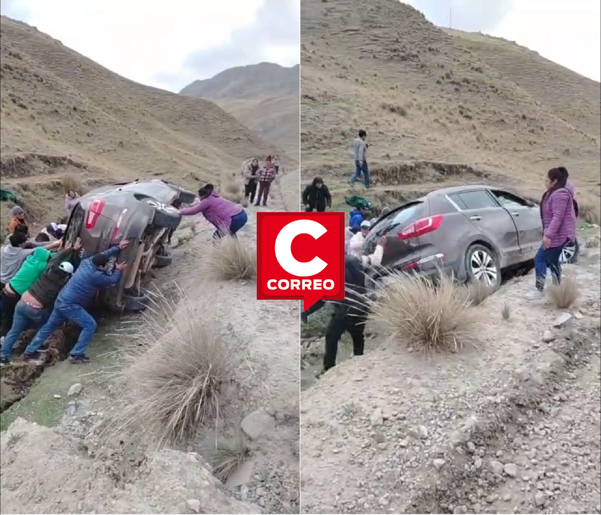 Pasco: transportistas auxilian a pasajeros tras accidente en la Carretera Central (video)