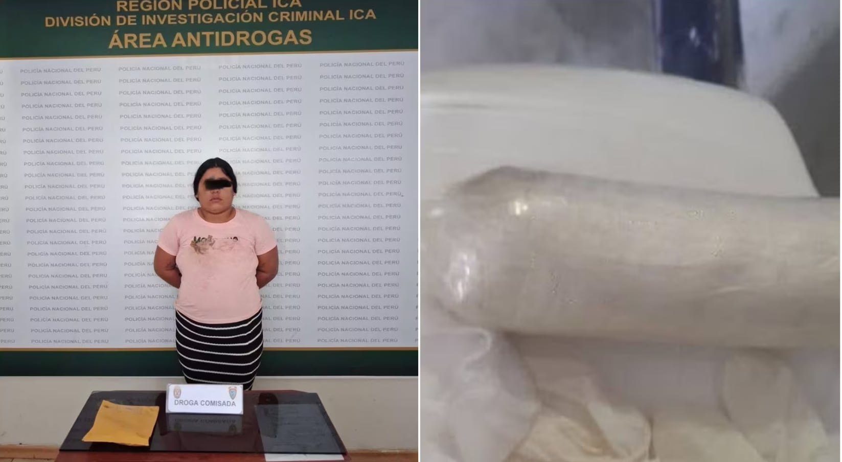 Ica: 12 años de cárcel contra mujer que intentó ingresar droga en un preservativo, al penal de Cachiche