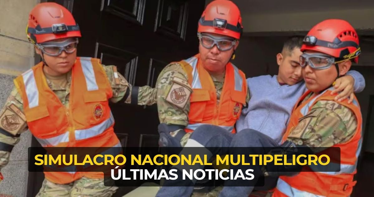 Simulacro Nacional Multipeligro 2026 EN VIVO: Ultimas noticias y cómo participar en el evento