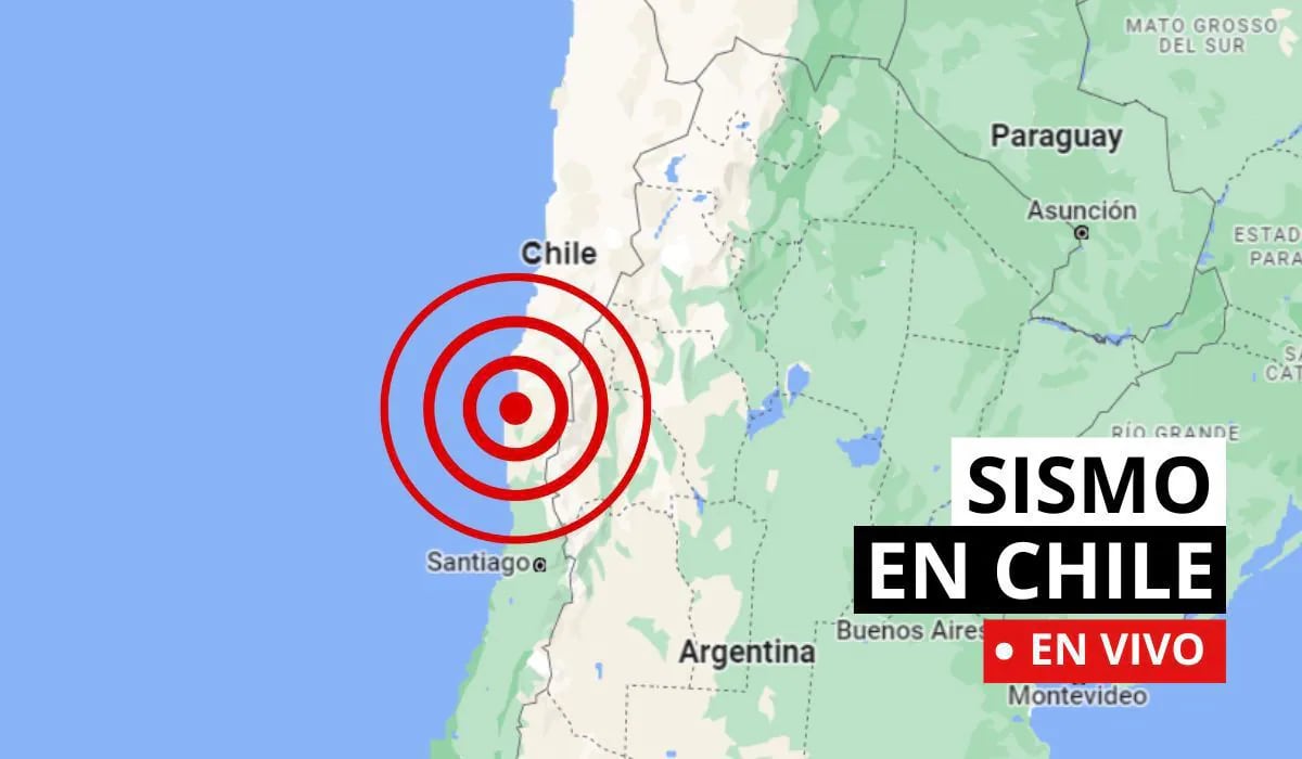 Temblor en Chile hoy, domingo 16 de agosto, según el CSN: epicentro, magnitud y hora