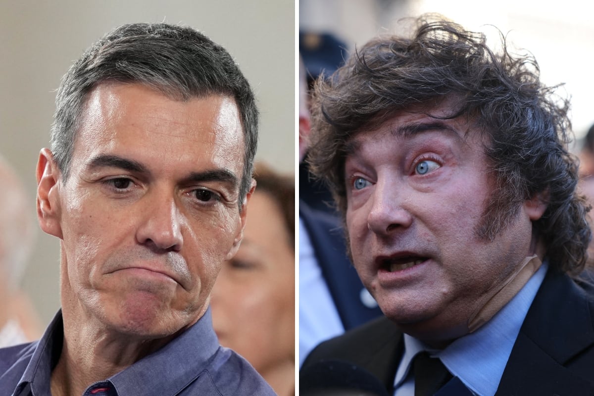 Milei llama de nuevo “ladrón corrupto” a Pedro Sánchez tras su polémico viaje a Madrid
