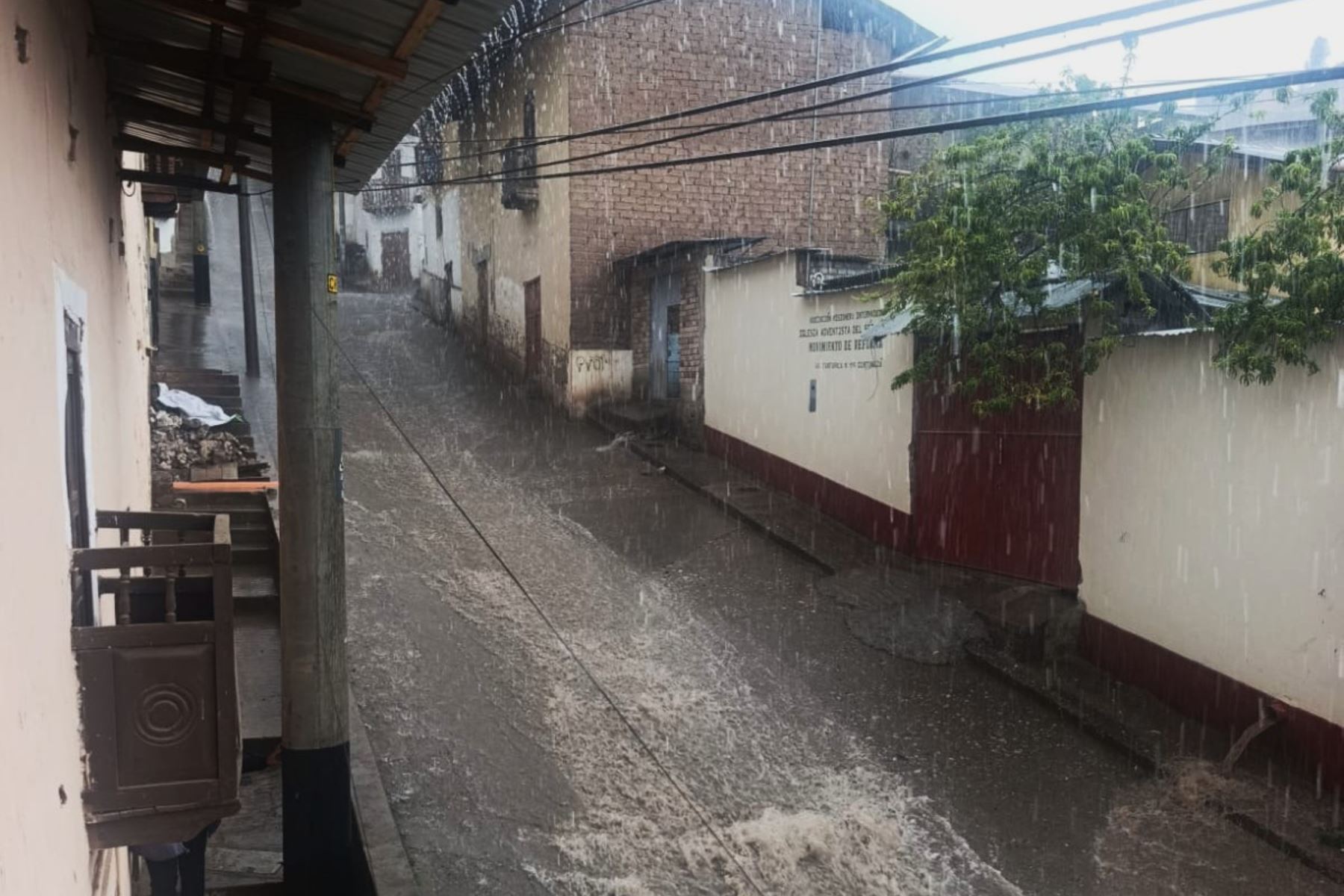 Cajamarca: dos viviendas afectadas por lluvia intensa de 30 minutos en Contumazá