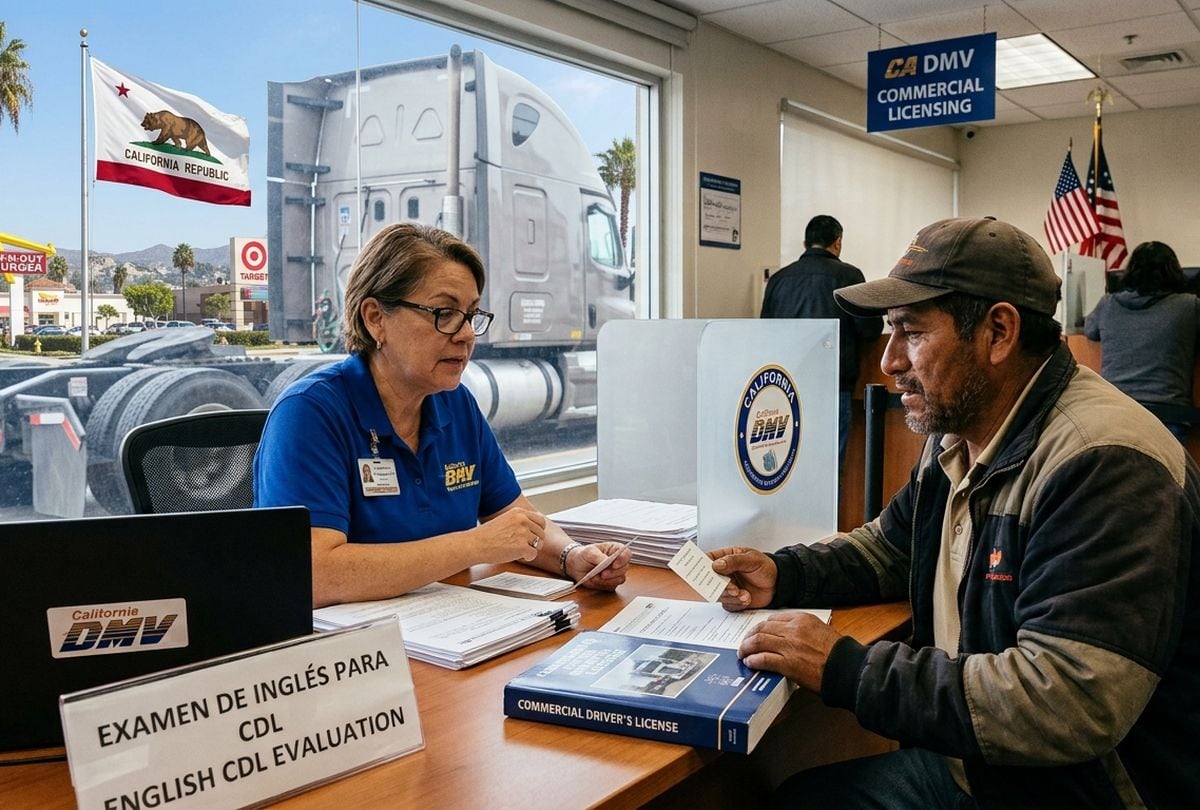 El DMV impulsa una prueba de inglés para la CDL en California: por qué el 28 de agosto es clave