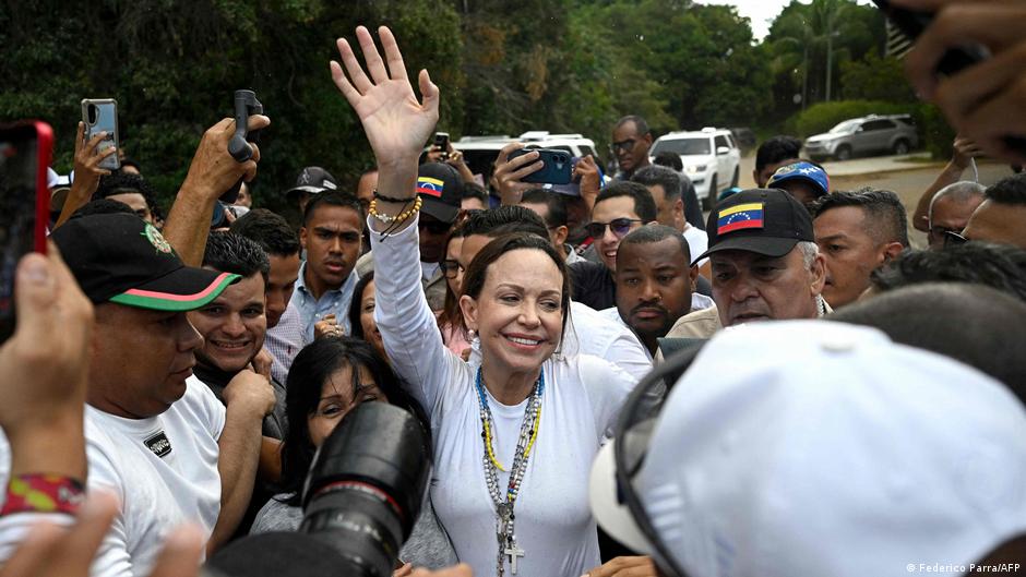 María Corina Machado agradece a Trump por abrir "compuerta a la libertad" de Venezuela