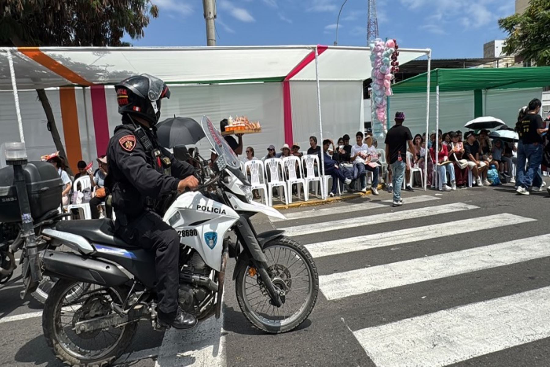 Trujillo: PNP garantiza seguridad del corso del 74 Festival Internacional de la Primavera