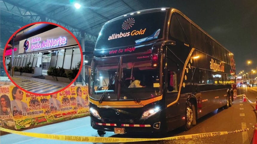 Chofer de bus interprovincial herido en ataque armado se encuentra en estado crítico