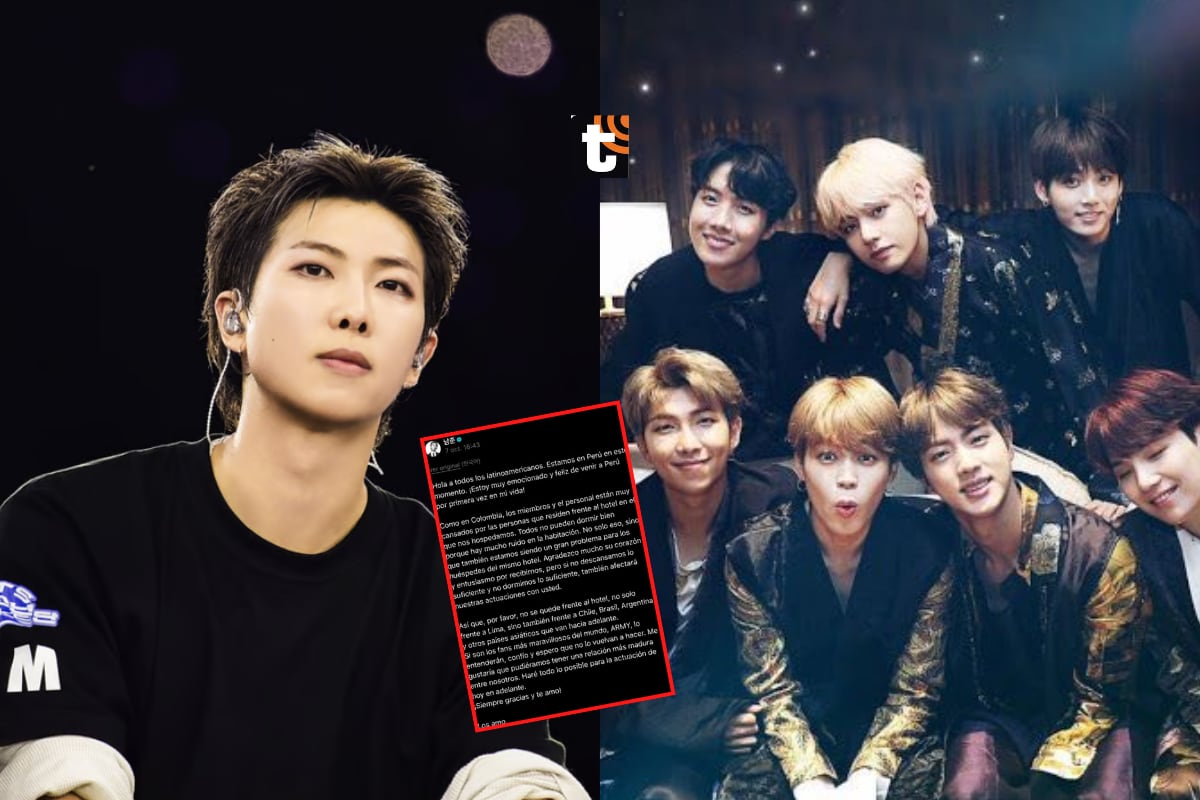 RM revela su emoción por estar en Perú y hace fuerte pedido a ARMY horas antes del primer concierto de BTS