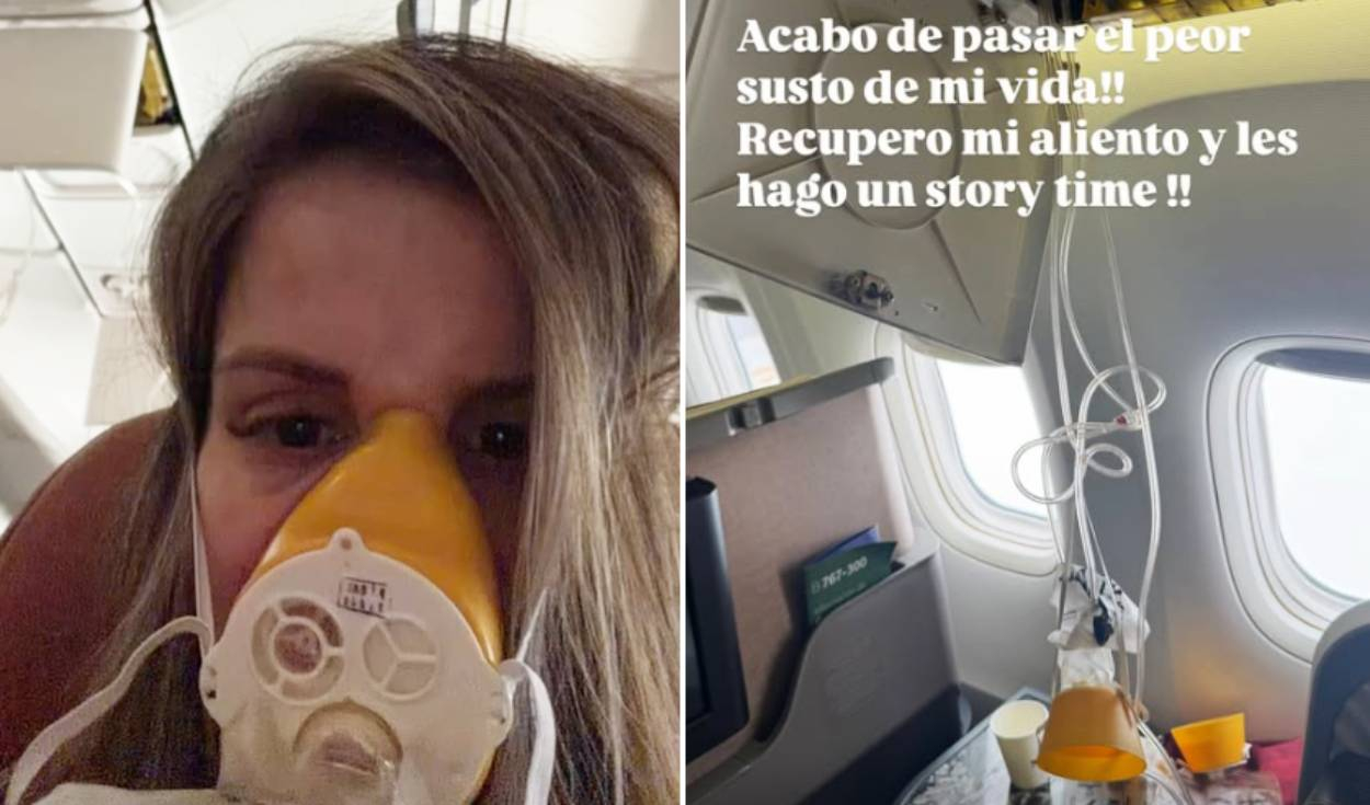 Alejandra Baigorria vive momentos de horror por falla de su avión en pleno vuelo: "Pensé que eran los últimos minutos de mi vida"