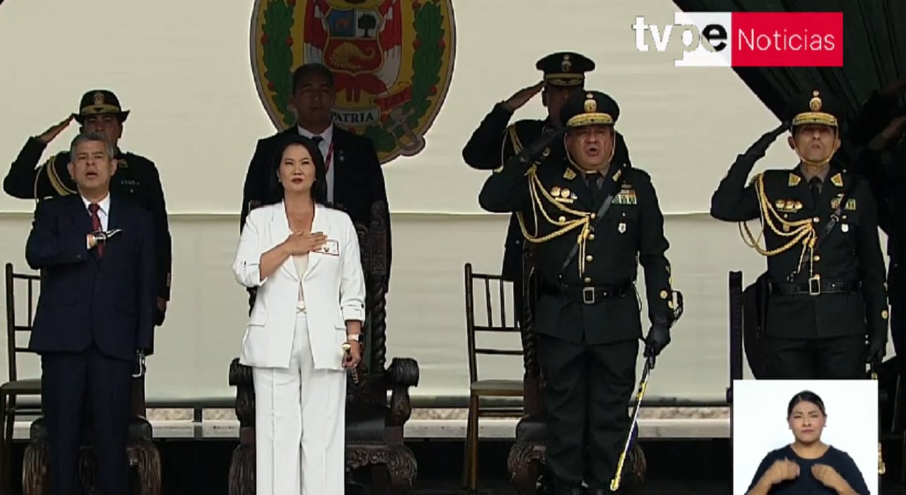 🔴EN VIVO: Keiko Fujimori encabeza ceremonia de reconocimiento del nuevo comandante general de la PNP