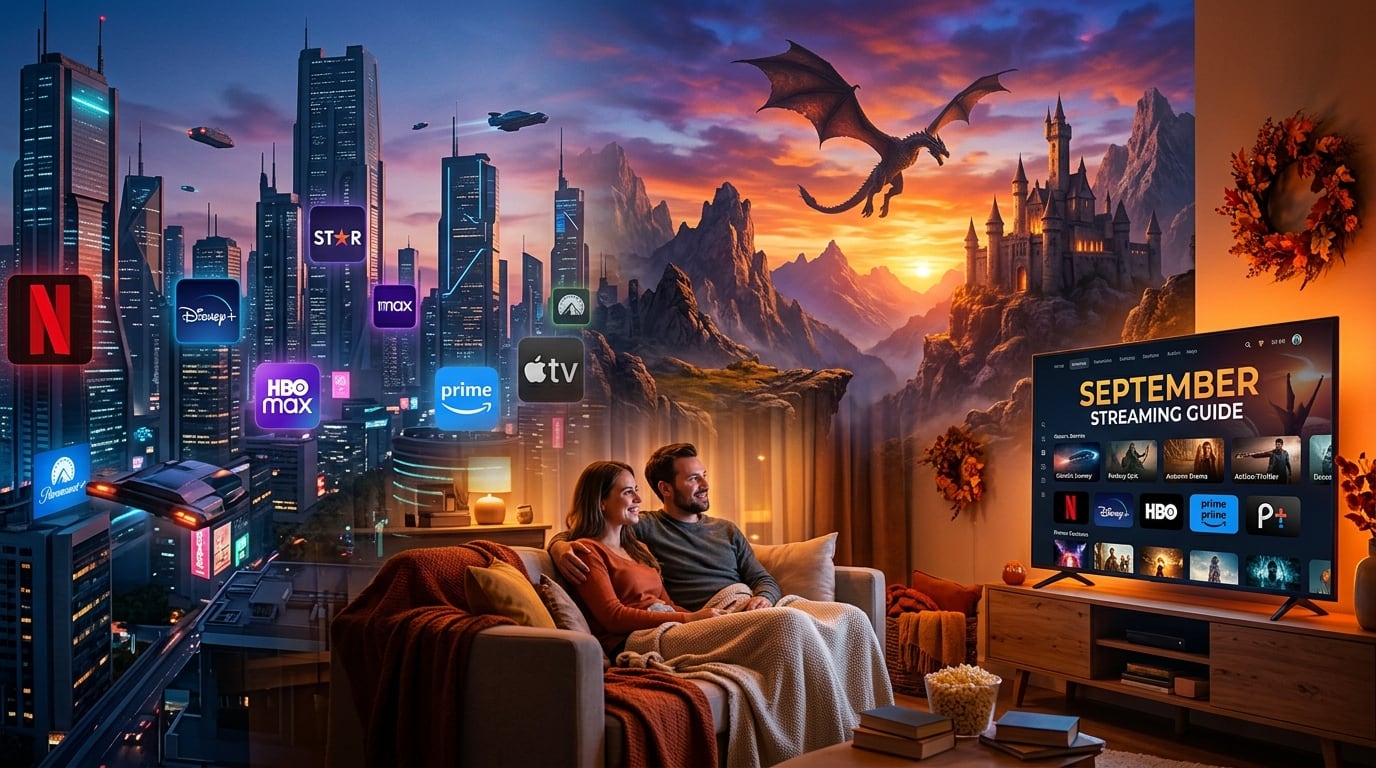 Cierre de agosto: Todos los estrenos de películas y series que llegan a Netflix, Max, Disney+ y Prime Video en septiembre