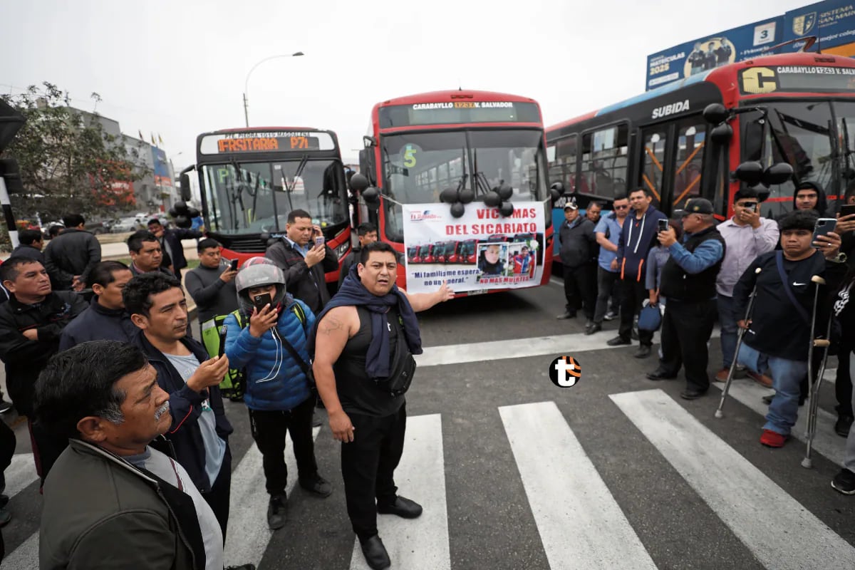 ¡Paro de transportistas este martes 25 de agosto! 15 mil unidades no circularán en Lima y Callao por inseguridad