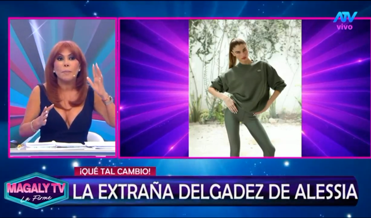 Magaly Medina se muestra preocupada por la apariencia de Alessia Rovegno en redes sociales: “Debemos ir en apoyo de estas personas”