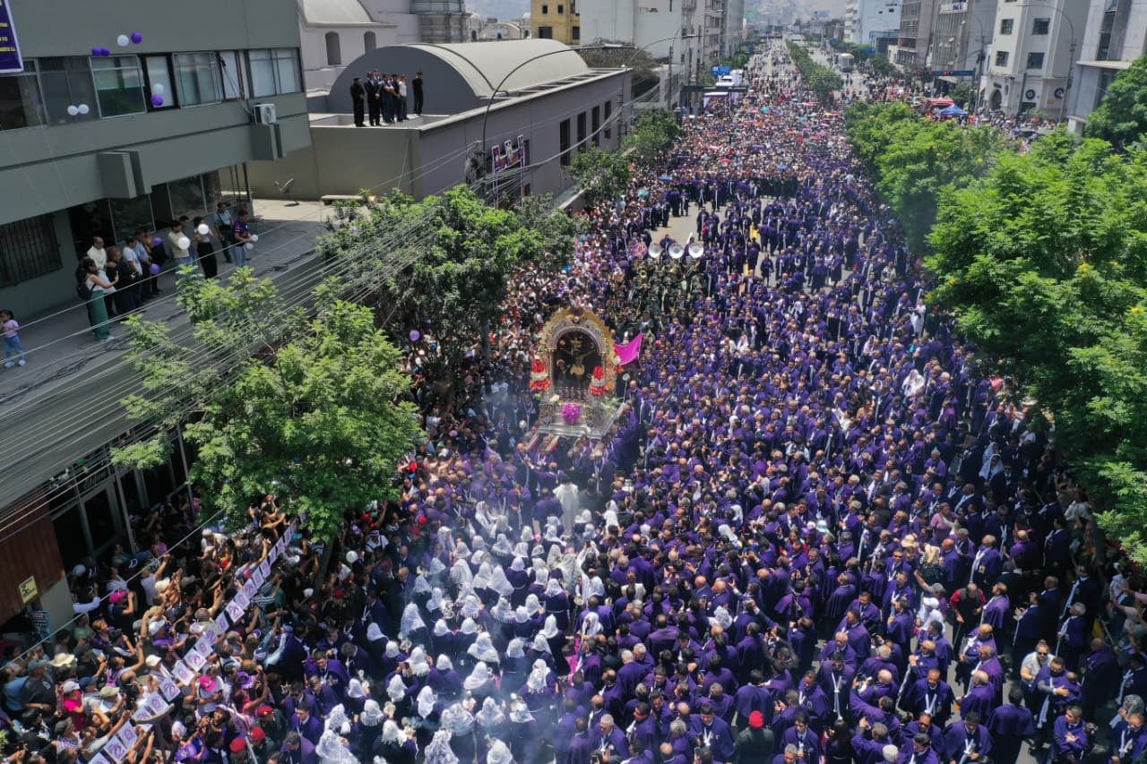 Señor de los Milagros 2026: ruta, horario y desvíos de la procesión del 18 de octubre en Lima