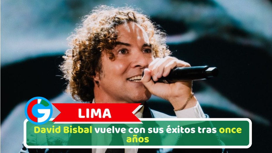 Lima: David Bisbal vuelve con sus éxitos tras once años