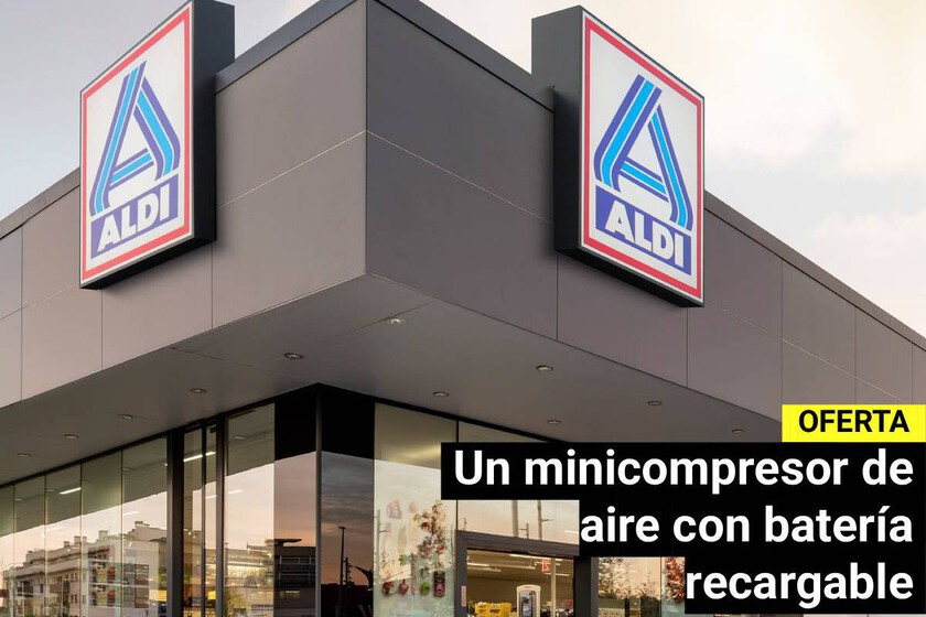 Aldi recibe este fin de semana un minicompresor de aire portátil por 24,99 euros que te ahorrará tener que ir a la gasolinera