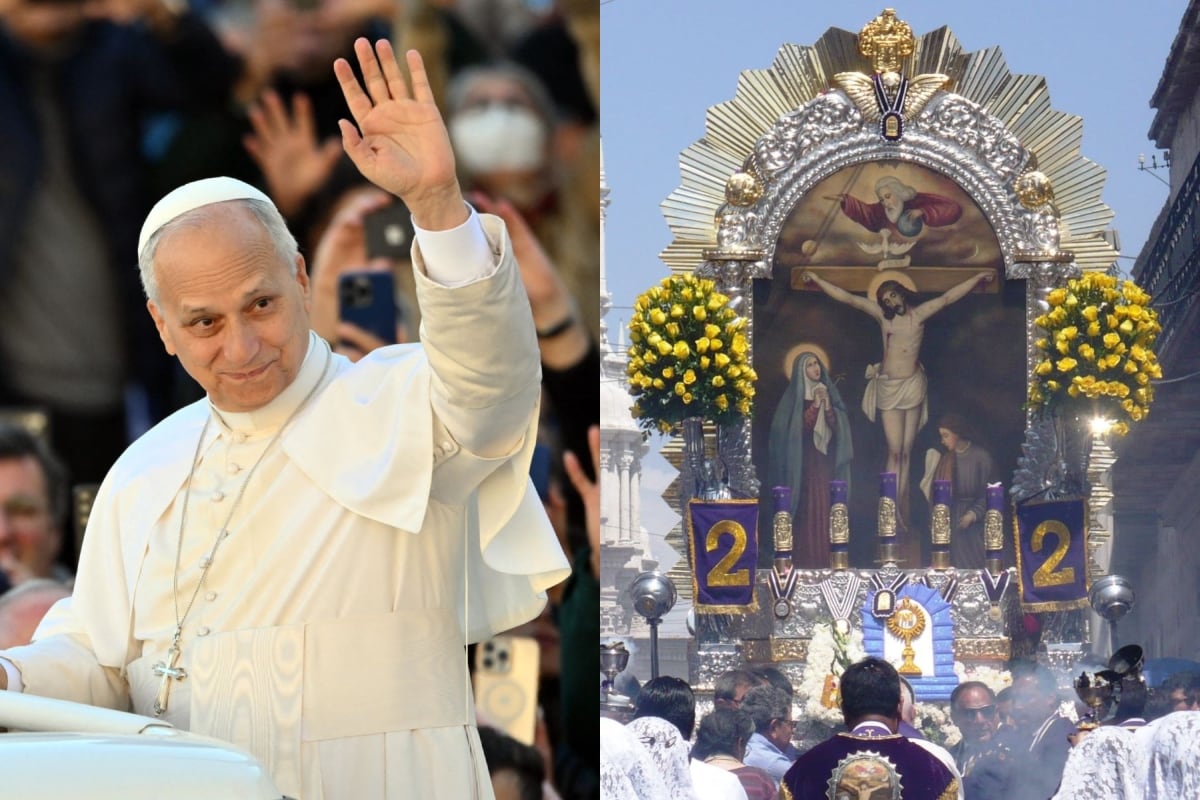 Señor de los Milagros podría encontrarse con el papa León XIV durante su misa de despedida en Lima