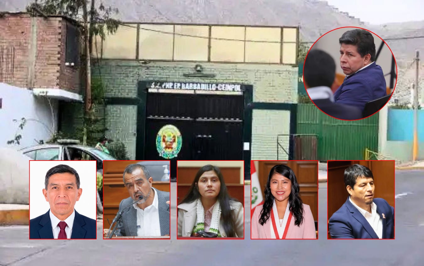 Noche tras noche: diputados y senadores de Juntos por el Perú visitan a Pedro Castillo en el penal