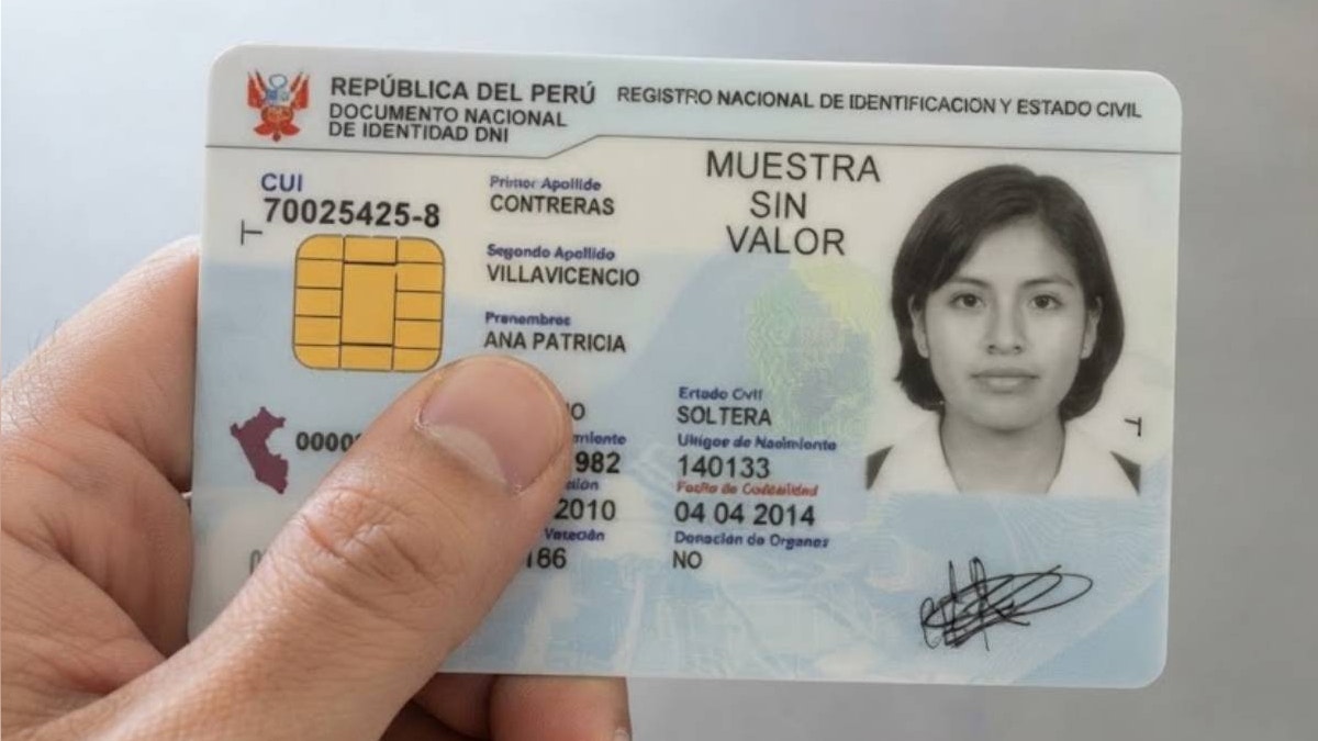 Reniec lanza campaña de DNI electrónico gratuito hasta el 11 de octubre: las sedes y los beneficiarios