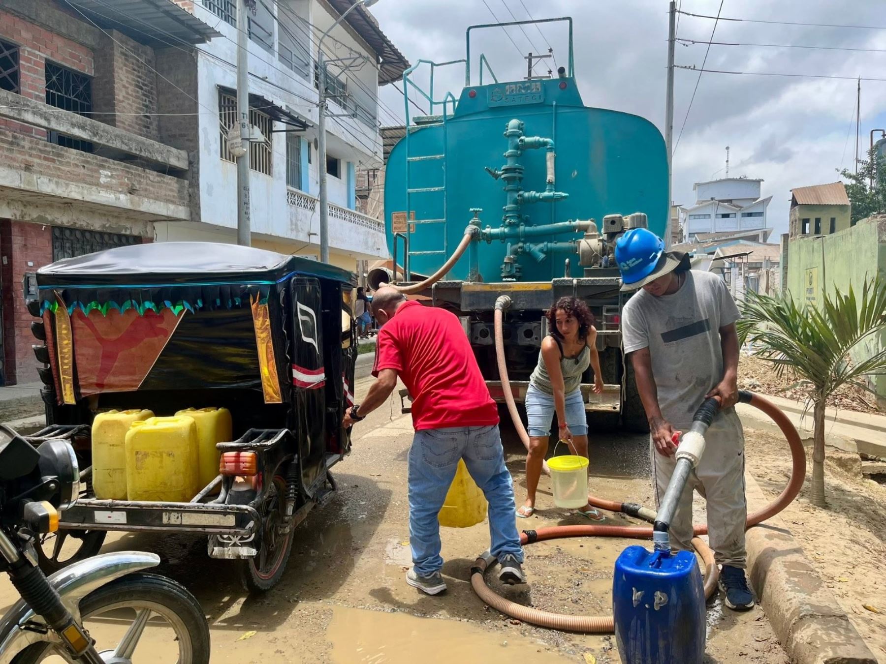 Tumbes padece por falta de agua debido al bajo caudal del río