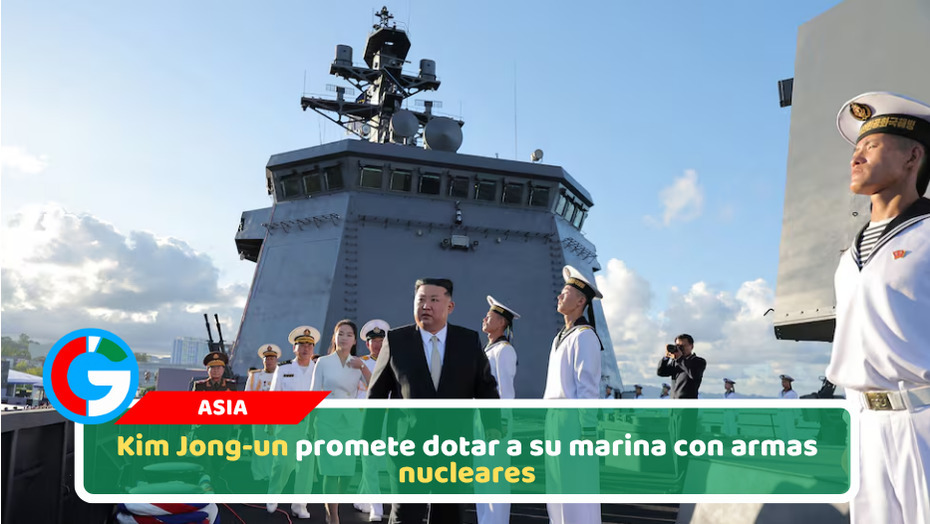 Kim Jong-un promete dotar a su marina con armas nucleares