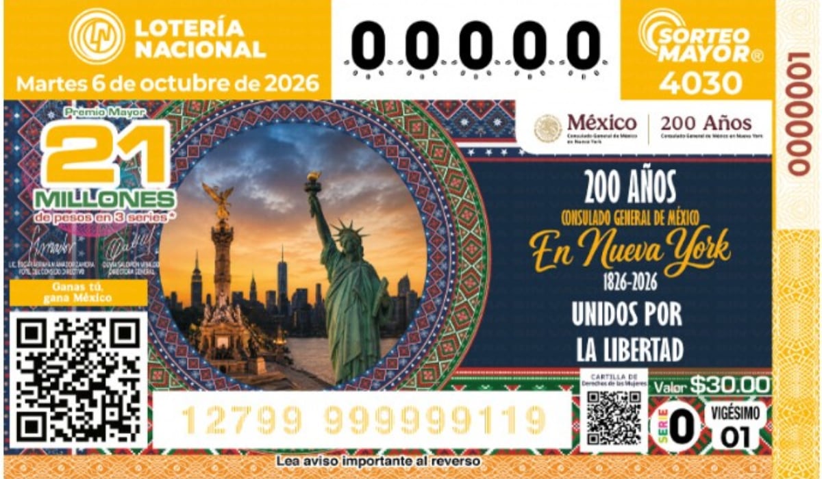 Sorteo Mayor 4030 del martes 4 de octubre: sigue la transmisión de la Lotería Nacional