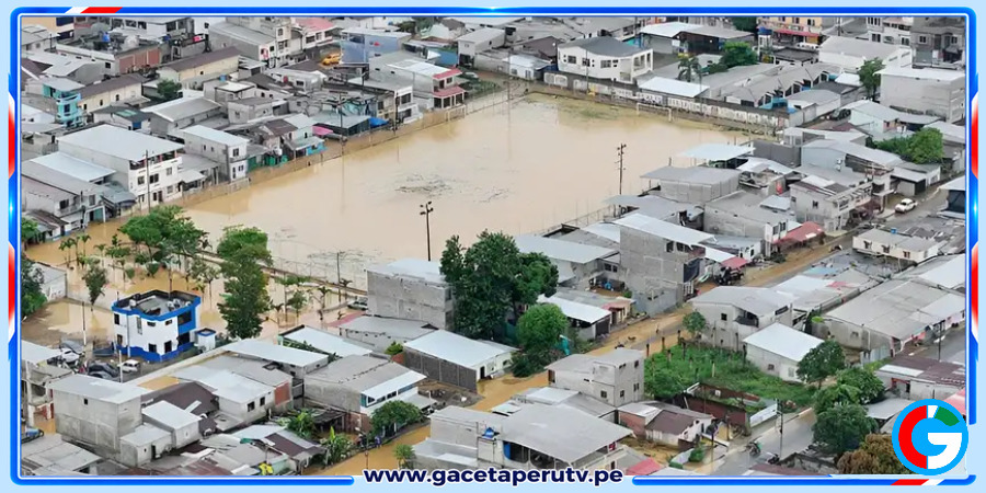 Intensas lluvias por El Niño dejan tres muertos y miles de afectados en Ecuador
