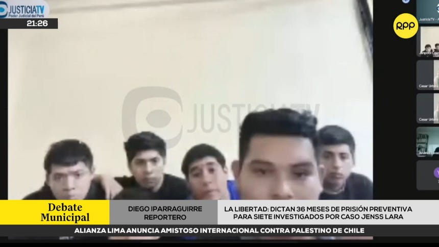 Caso Jenss Lara: dictan 36 meses de prisión preventiva para siete investigados por secuestro de empresario