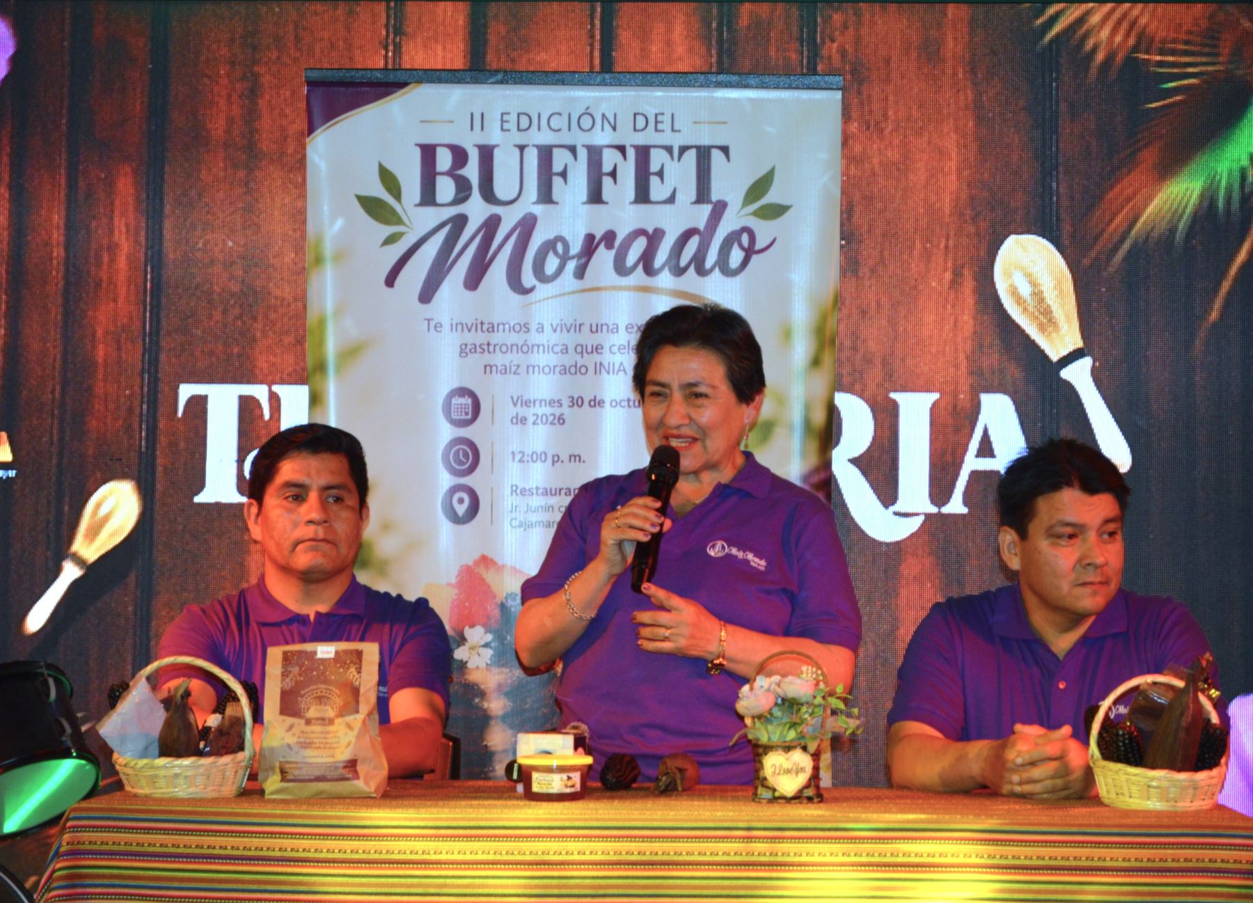 El supermaíz morado INIA 601 será protagonista del gran "Buffet gastronómico" de Cajamarca