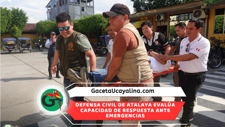 Atalaya desarrolla con éxito Segundo Simulacro Nacional Multipeligro ante sismos