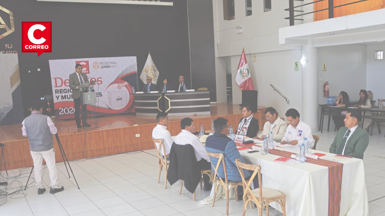 Huancayo: Distrito de Chilca vivió con éxito su primer debate rumbo a las ERM 2026