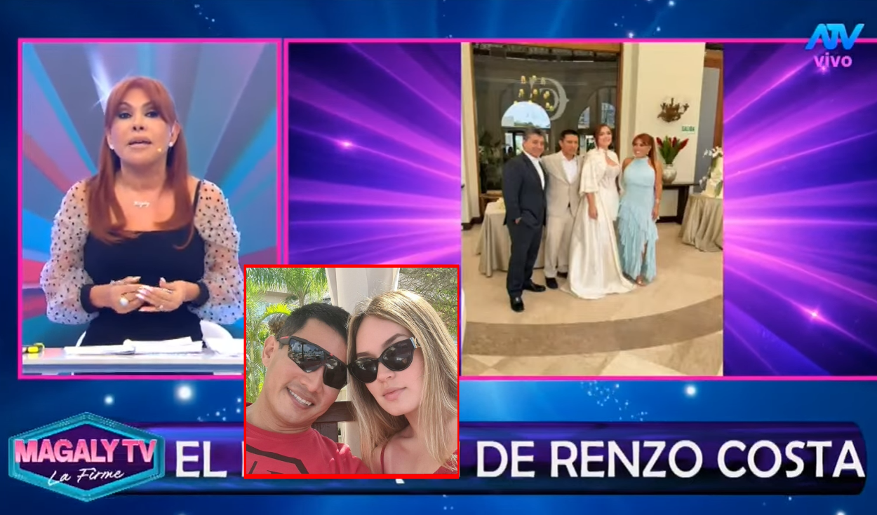 Magaly Medina ‘traiciona’ a su amigo Renzo Costa y expone fotos de su boda secreta con Thalía Alva: “No podía dejar de decirles”