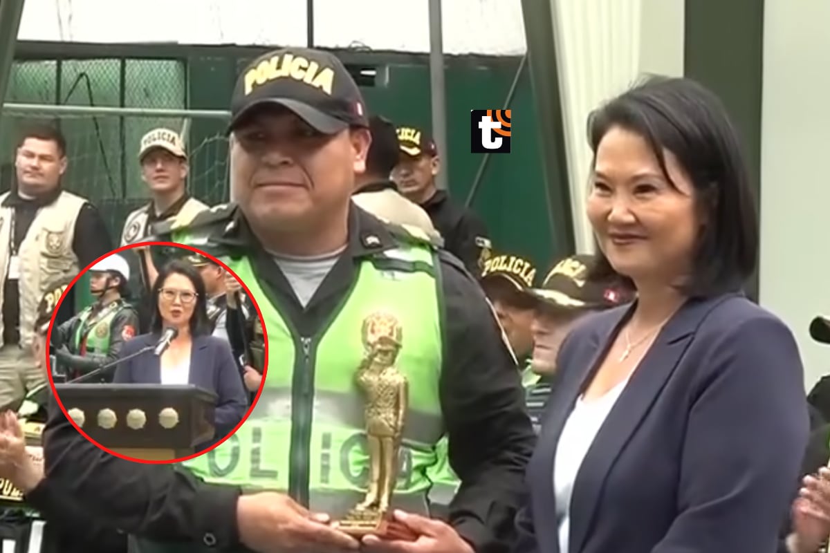 Keiko Fujimori premia la labor de siete agentes de la PNP y envía firme mensaje a la delincuencia: “Iremos con micha fuerza”