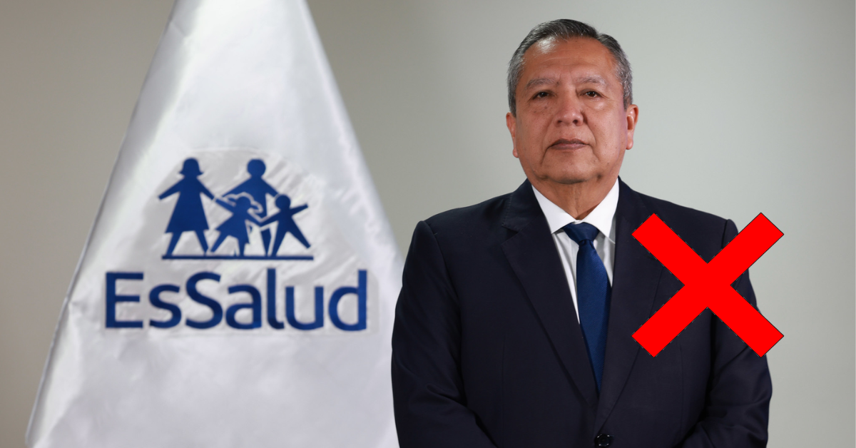 Gobierno destituye a Jaime Moreno de la presidencia ejecutiva de EsSalud