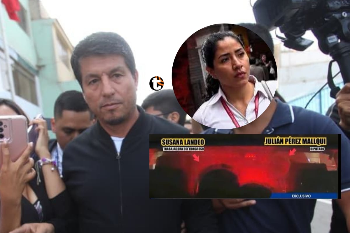 ¡Diputado agresor ahora contrata a su pareja! Julián Pérez Mallqui fue captado besándose con trabajadora de su despacho