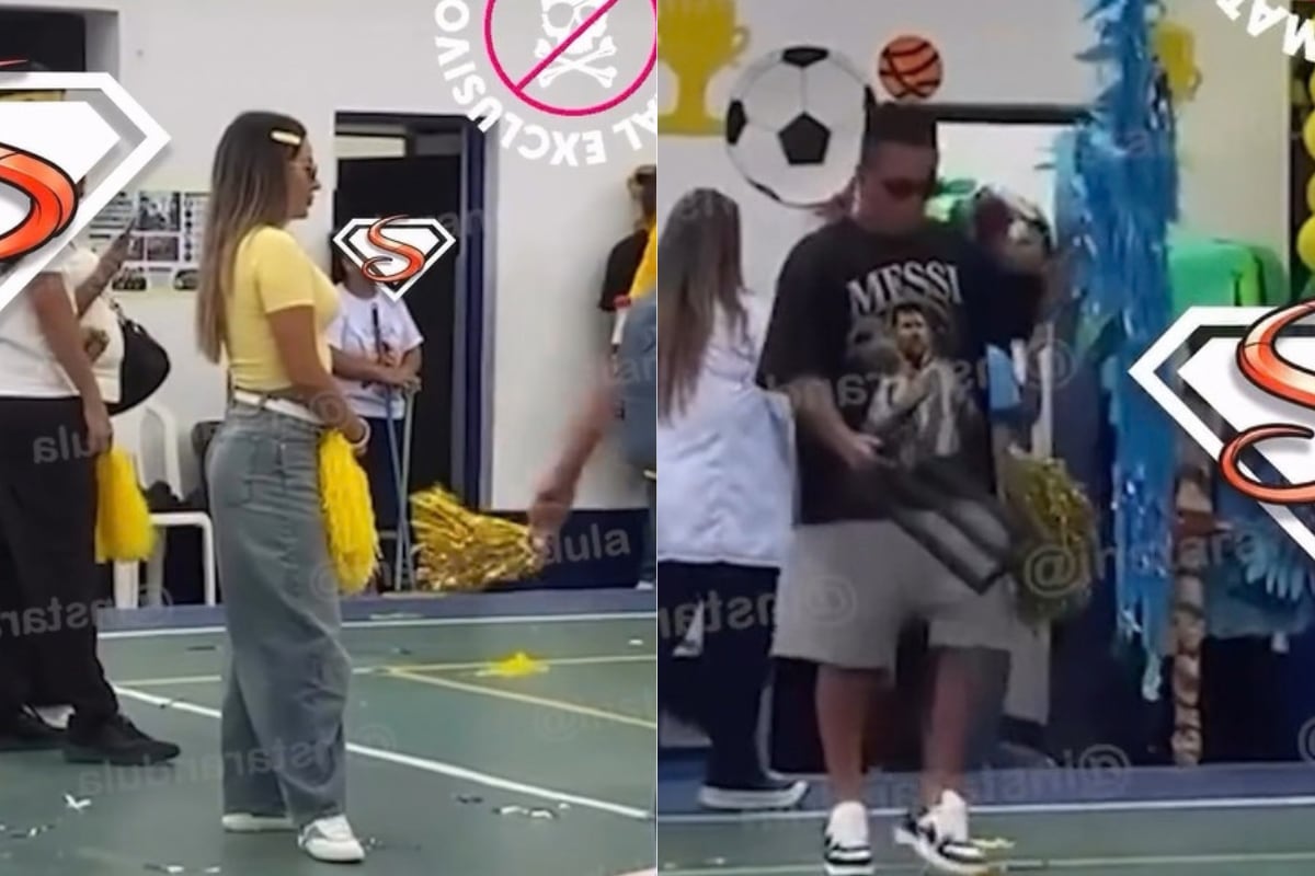 Christian Cueva y Pamela López juntos en las olimpiadas de su hijo | VIDEO