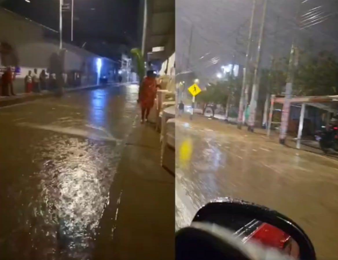 Piura: Lluvias de fuerte intesidad se registran en diversas partes de la región