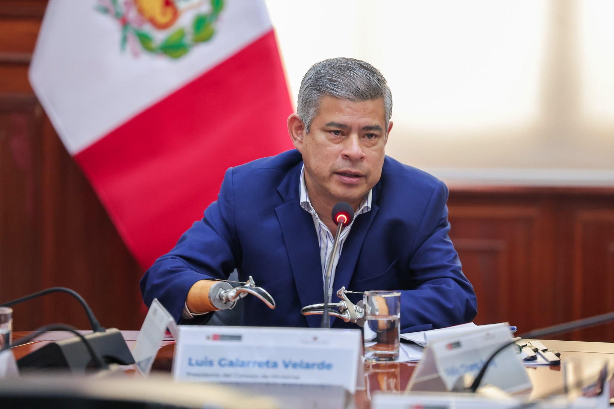 Galarreta solicitó a Cámara de Diputados acudir al pleno este 20 de agosto para exponer política general del Gobierno