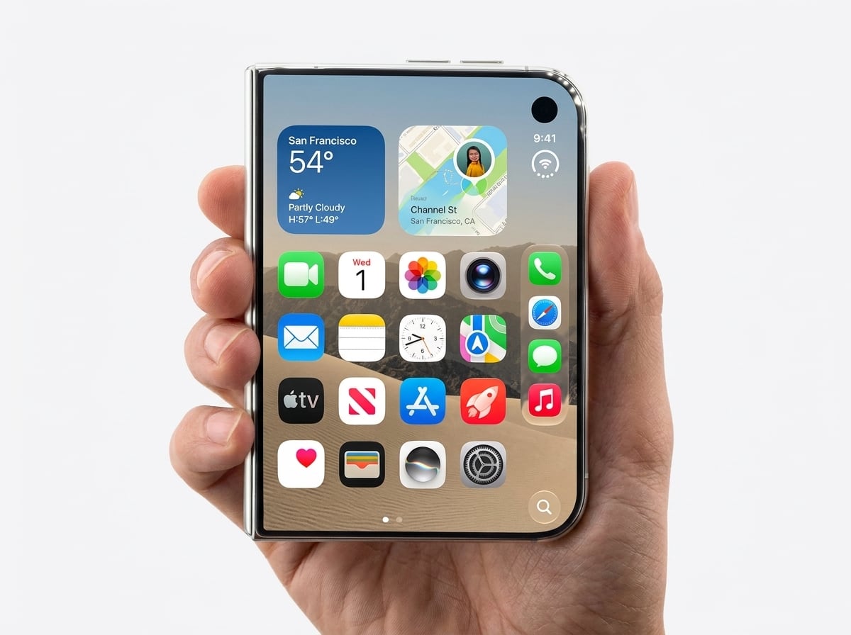 iPhone Duo: Apple irrumpe en la era plegable con el nuevo e imponente teléfono híbrido