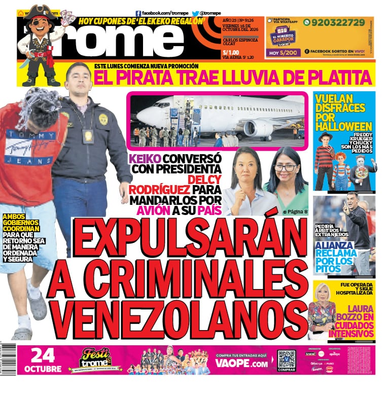 EXPULSARÁN A CRIMINALES VENEZOLANOS