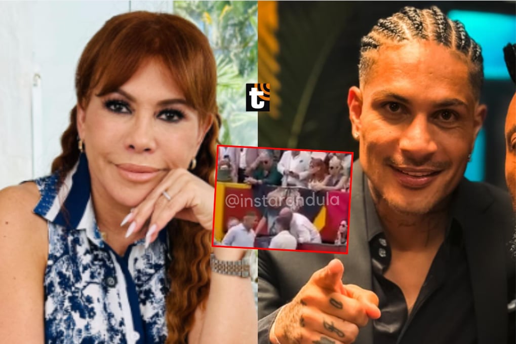 Magaly Medina y Paolo Guerrero se vieron las caras en la Plaza de Acho: “Si las miradas mataran...”
