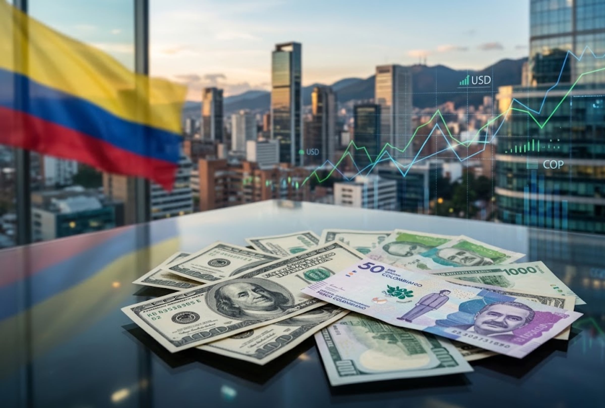 Precio del Dólar en Colombia hoy jueves 15 de octubre 2026: TRM, tipo de cambio USD a COP, compra y venta