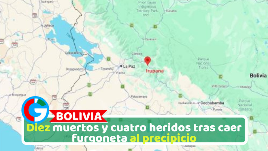 Diez muertos y cuatro heridos tras caer furgoneta al precipicio