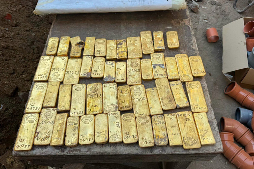 Unos obreros perforaban el sótano de una antigua cervecería para convertirla en vivienda social. Han dado con millones en lingotes de oro