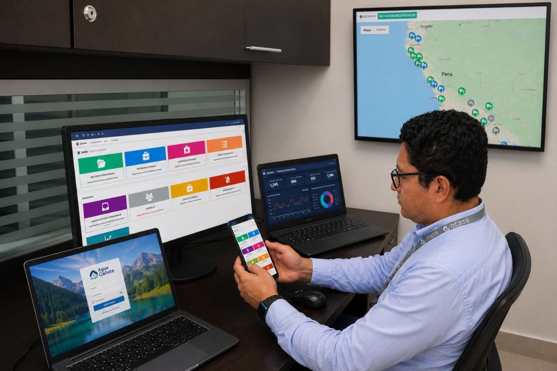 Reconocen buena práctica del Otass que optimiza gestión de interrupciones de agua potable