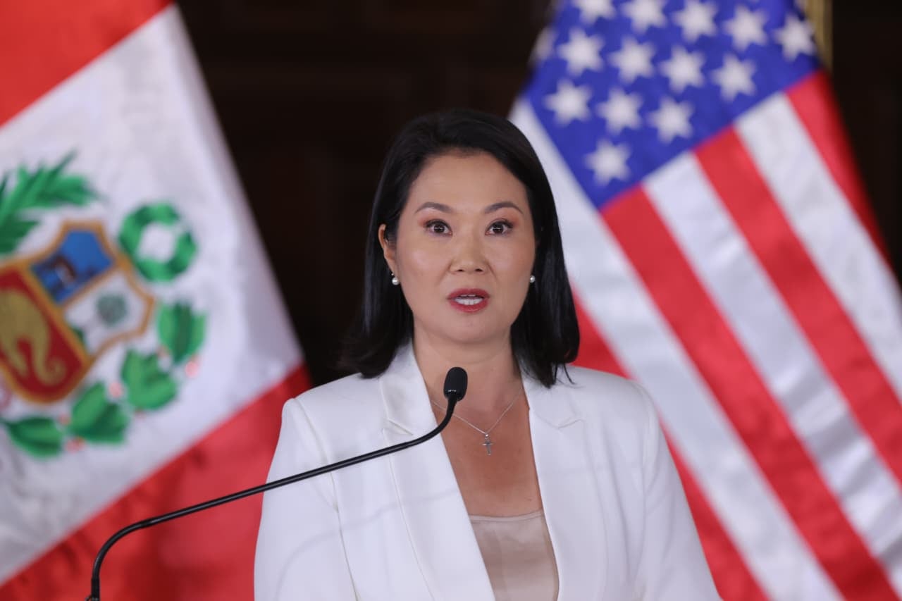 Keiko Fujimori pide a EE.UU. que aranceles a las exportaciones peruanas se puedan revaluar