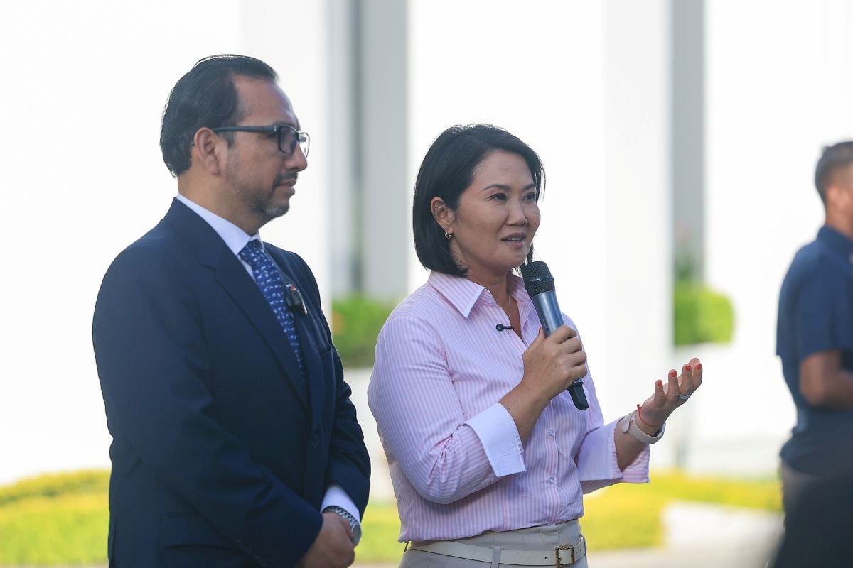 Keiko Fujimori descarta cambios en la PCM y ratifica respaldo a Luis Galarreta