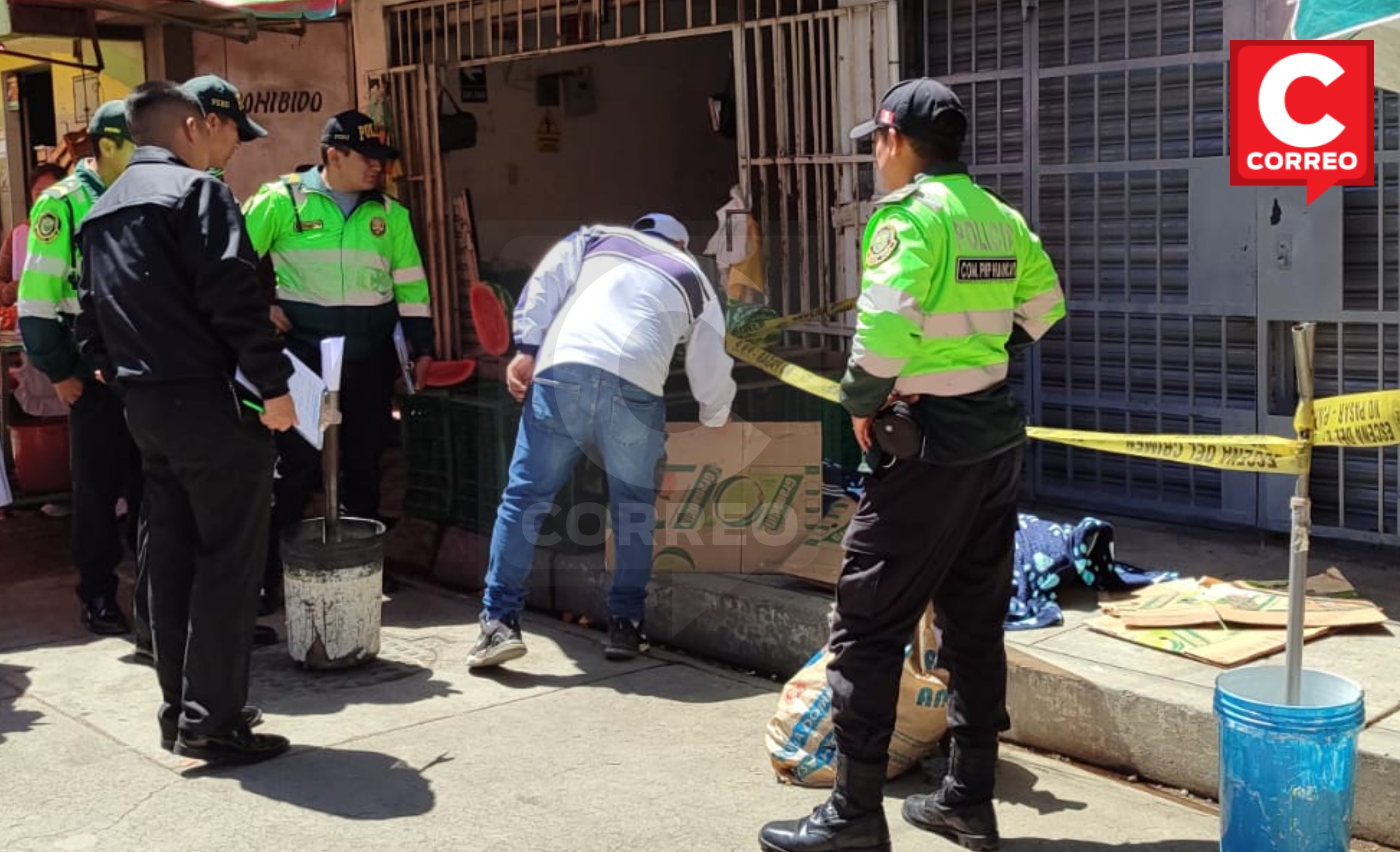 Hallan sin vida a un hombre en una calle del centro de Huancayo