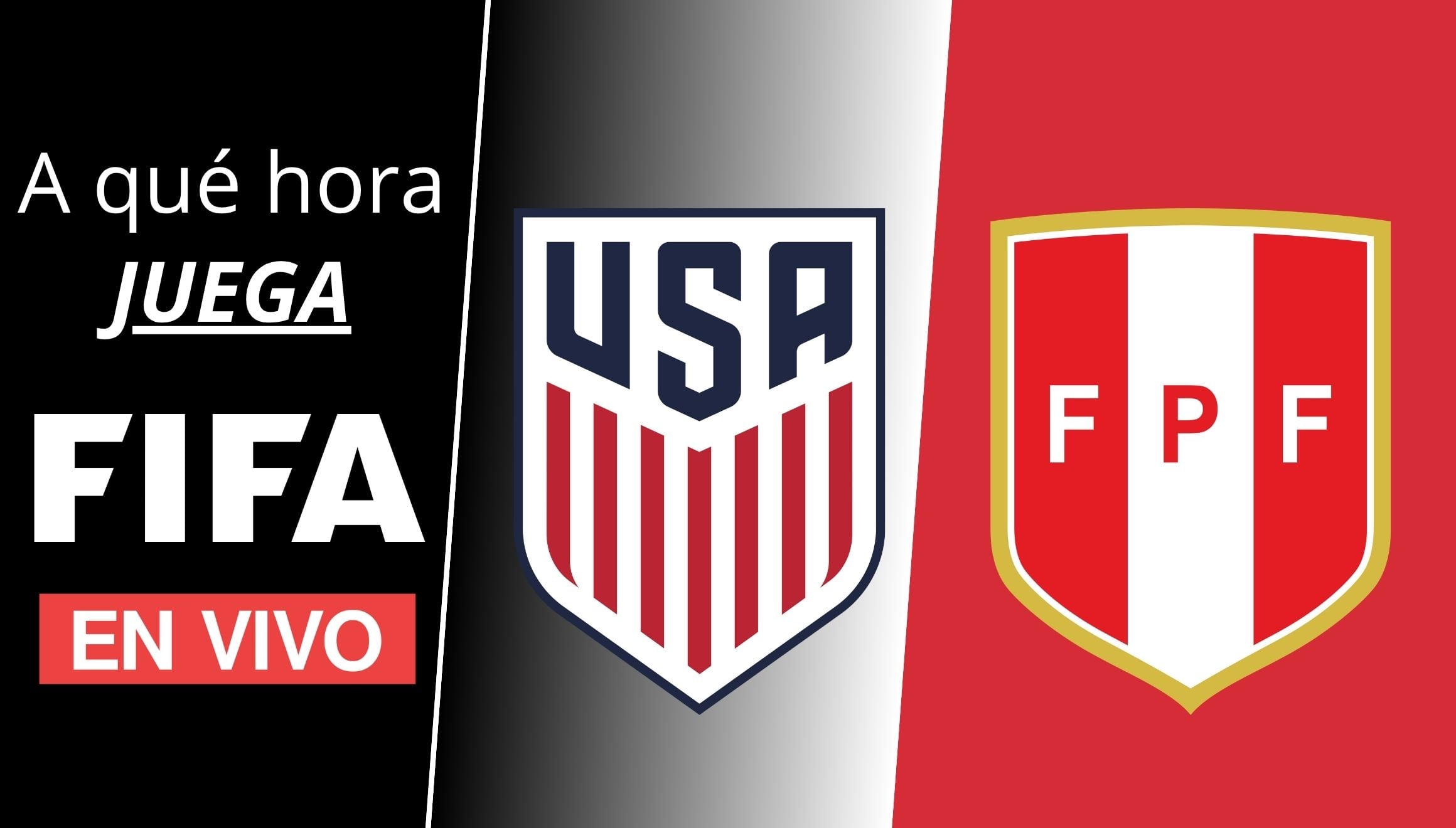 📺 Canales TV EN DIRECTO ver partido Estados Unidos vs. Perú EN VIVO AHORA por amistoso FIFA 2026